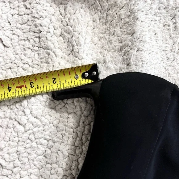 🌟🌟Black Heeled Ankle Boots with Pointed Toe and Slip-On Design - Picture 6 of 7